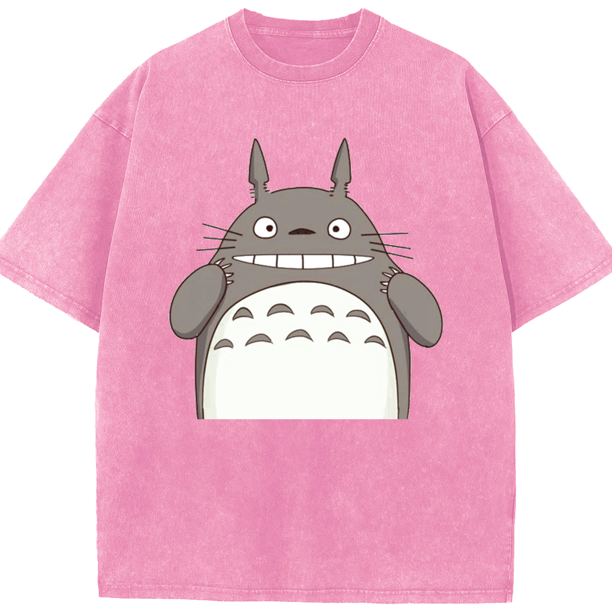 （画像用） となりのトトロ 草壁メイ 草壁サツキ My Neighbor Totoro Satsuki Kusakabe Mei Kusakabe 綿100% ヴィンテージ風 半袖Tシャツ（フロントプリント）
